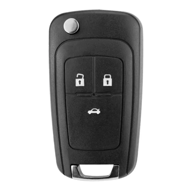 To Suit Holden Barina/Cruze/Trax 3 Button Remote Flip Key Blank Shell/Case/En...