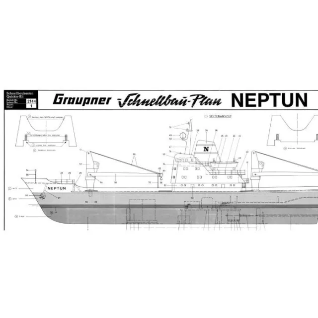 Bauplan Neptun Modellbauplan