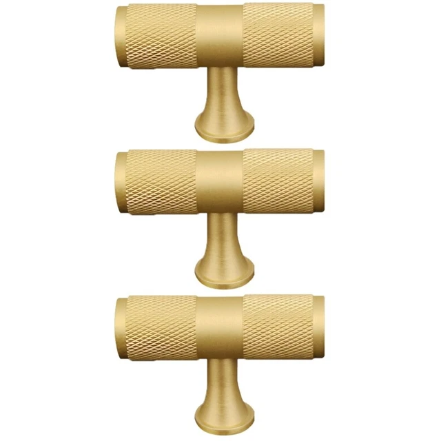 3 Sets Cabinet Drawer Handle Copper Furniture Knobs Kitchen Cupboard