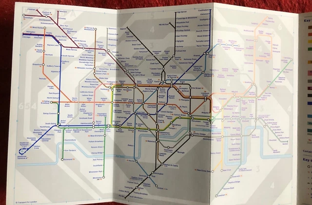 LONDON UNDERGROUND TUBE Map October 2001 (Shopping by Tube) £4.00 ...