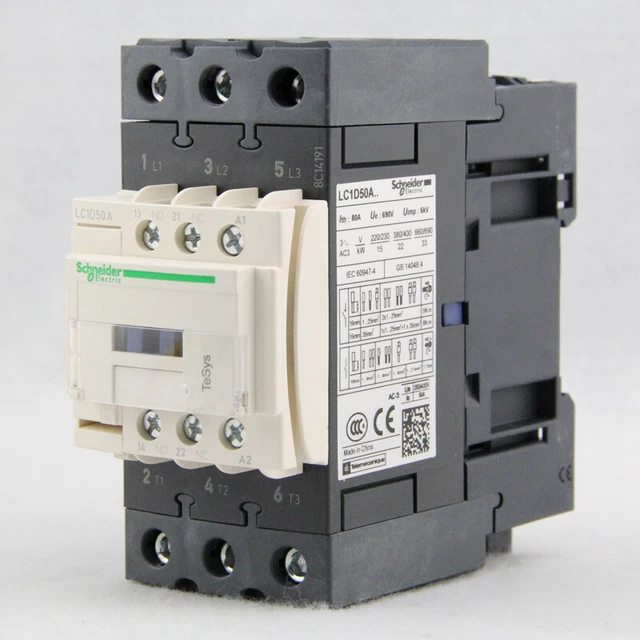 NEW Schneider Ac contactor LC1D50AF7C AC110V AC220V AC380V  #F2