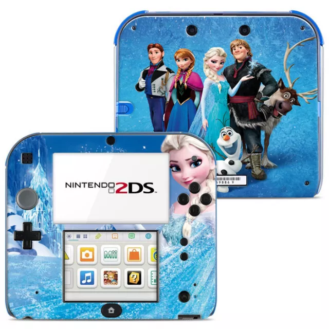 Skin Sticker Autocollant Deco Pour Nintendo 2Ds Ref 002 - La Reine Des Neiges