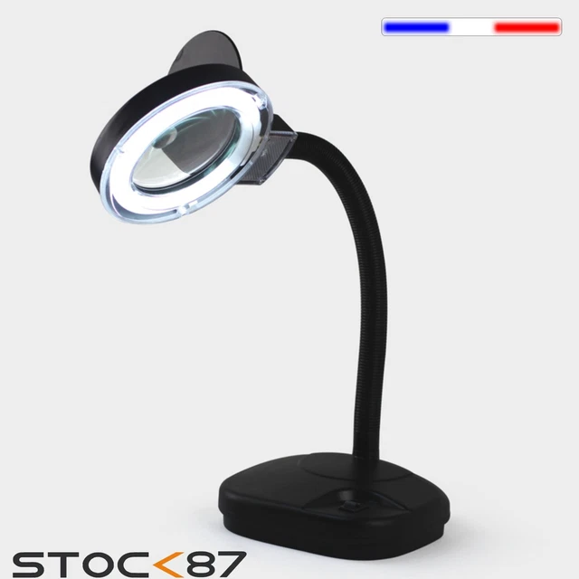 Lunette Loupe avec Éclairage LED Frontale Verre Grossissant 4 Lentilles Détachables pour Lecture, Maquette, Chirurgicale, Couture, Bijoux et Tous Les Travaux de Précision
