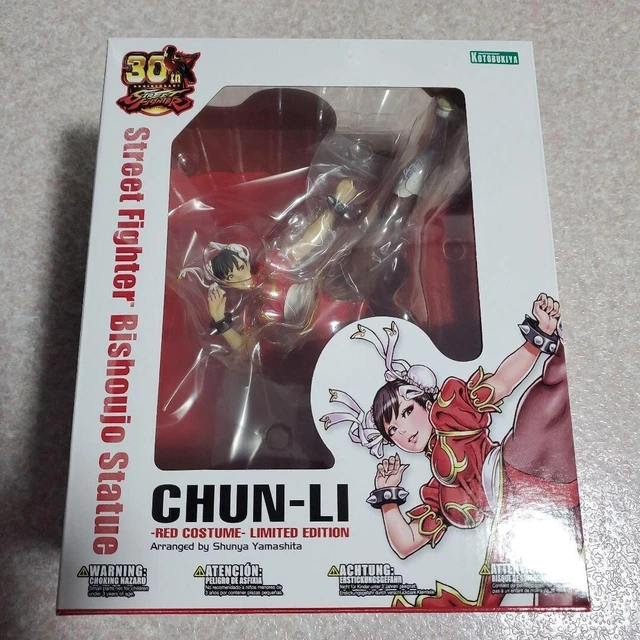 Chun-Li Figure 1/7 Street Fighter 30th Anniversary Red Costume Kotobukiya New