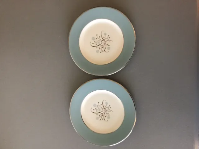 2 Syracuse China Meadow Breeze Bread & Butter Plates 6 1/4”