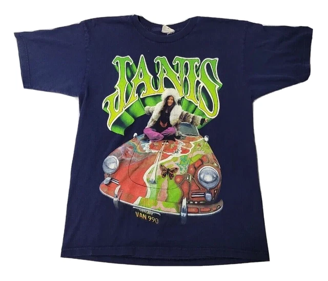 Janis Joplin Vintage 90s Hippie Psychedelic T-Shirt Men's Size Large Cronies Janis Joplin Vintage 90s Hippie Psychedelic T-Shirt Men's Size Large Cronies