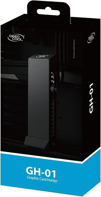 VBESTLIFE Supporto GPU Verticale, Staffa Supporto Scheda Grafica Verticale con LED ARGB 5V 3 Pin, Supporto GPU, Kit Supporto Scheda Grafica con Staffa Mobile per Custodia ATX (26 x 8,2 x