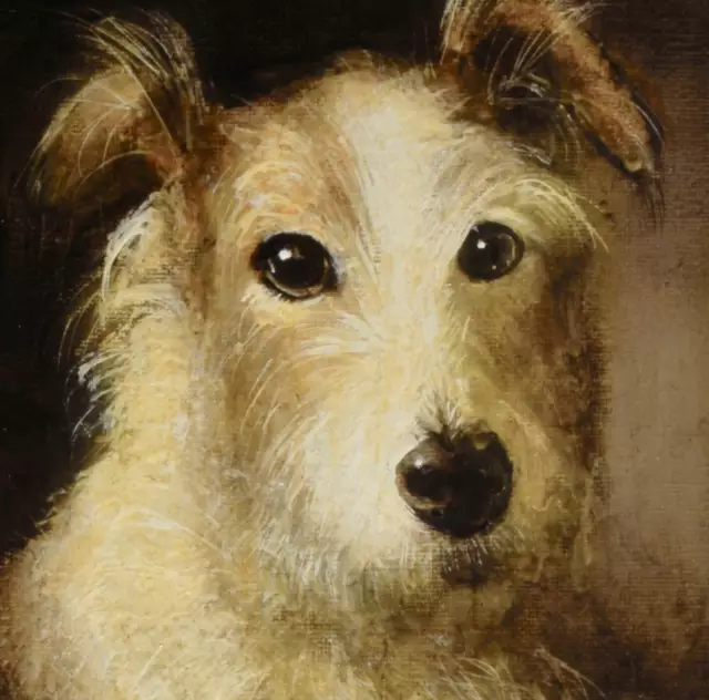 COMMISSION Smaller DOG PORTAIT : Oil painting of a pet canine by David Andrews