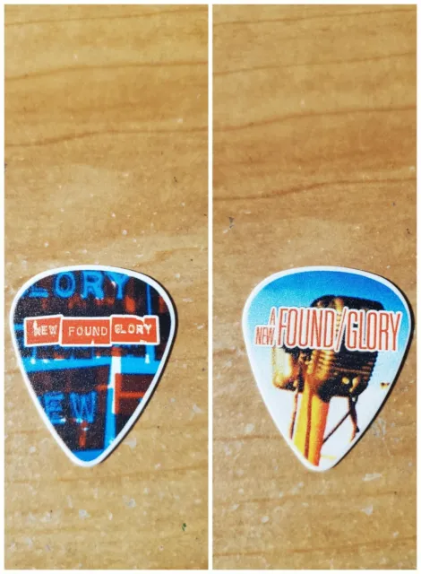 New Found Glory NFG From the screen to your stereo logo Tour Band Guitar Pick