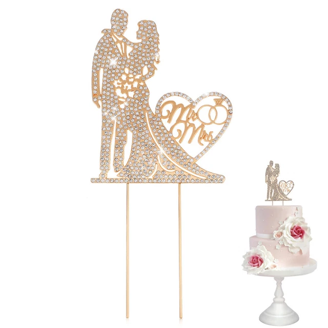 Set Da 6 Supporti Per Torte In Metallo Dorato – Alzate Per Cupcake E Dessert, Per Matrimoni E Feste