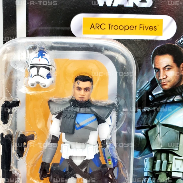STAR WARS THE Clone Wars ARC Trooper Fives Action Figure 3.75" NRFB EUR ...