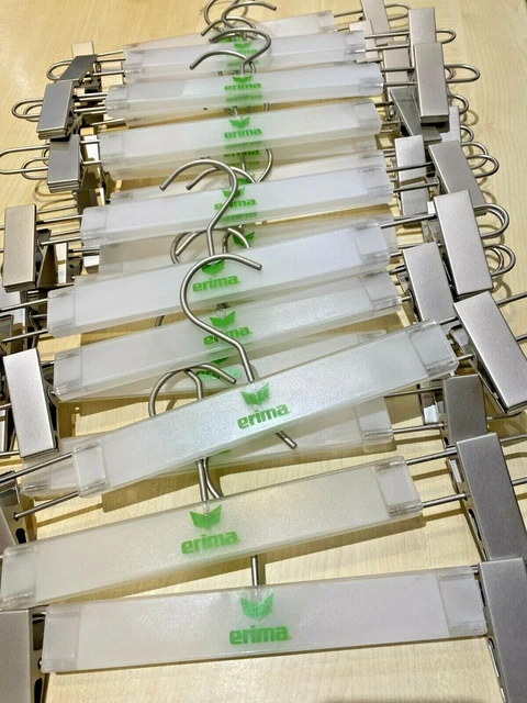 ERIMA Hosenbügel mit gedrucktem Logo  15 Stück   NEU