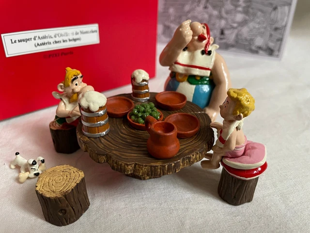 Figurine Pixi Astérix : Le Souper - Édition Limitée 550 Ex - SP La Main Blanche