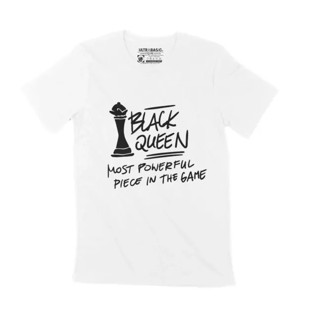 Camiseta Estampada para Hombre Pieza De Ajedrez Reina Negra Blm – Black Queen