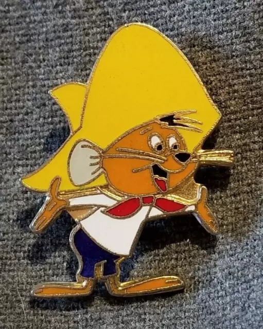 LMH PINBACK Pin SPEEDY GONZALES Gonzalez Fastest Mouse LOONEY TUNES Cartoon