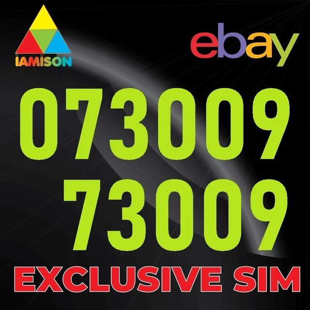 Gold  Vip Memorable Personal Mobile Number ( Uk )  073009 73009