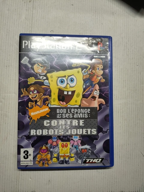 BOB L'EPONGE ET SES AMIS CONTRE LES ROBOTS-JOUETS PLAYSTATION 2 SONY PS2 PAL FR