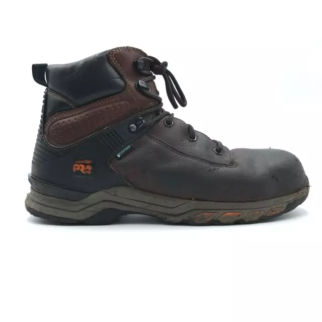Timberland Mens Hightower Work Safety Boots Brown Leather Composite Toe 11 M