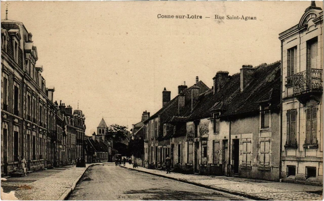 CPA COSNE-sur-LOIRE Rue St-Agnan Lot et Garonne (100142)