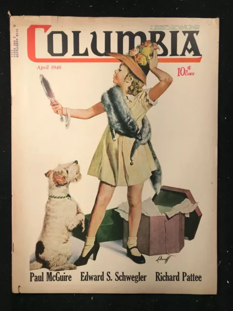 COLUMBIA MAGAZINE - Apr 1946 - FASHION COVER / Catholic Knights of Columbus