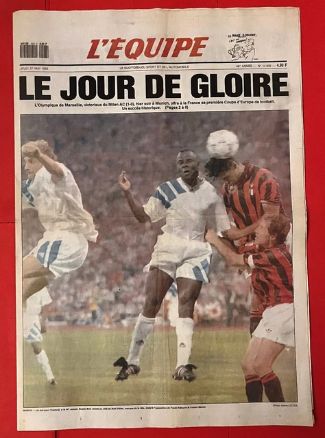 Football : revivez le sacre de l'Olympique de Marseille lors de la Ligue des champions 1993