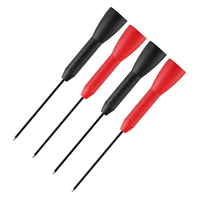 Multimeter Probes Tool Plugs TPE/brass Tester Thin And Hard 2mm Needle Test