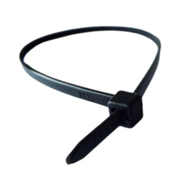 Colliers de serrage 30 x 0,48 cm plastique attaches cable noir 25-50-100 rislans