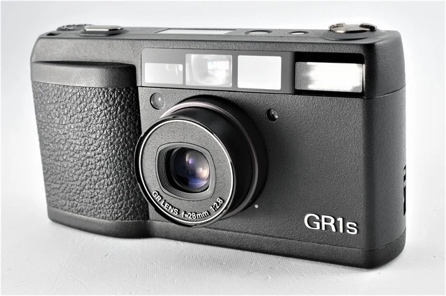LCD Works! *Near MINT+++* Ricoh GR1s Black Point & Shoot 35mm Film Camera JAPAN