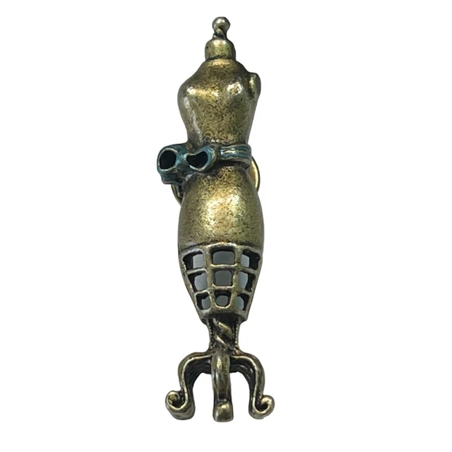 Vintage Dress Form Mannequin Brooch Pin Sewing Seamstress Gift