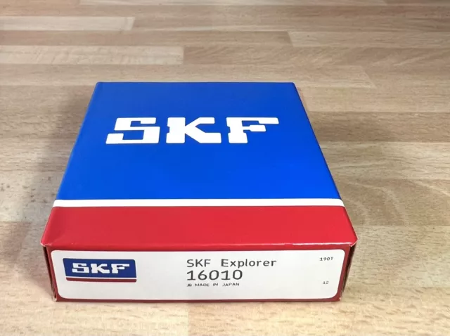 1x SKF Explorer 16010 Rillenkugellager 50x80x10 mm Kugellager