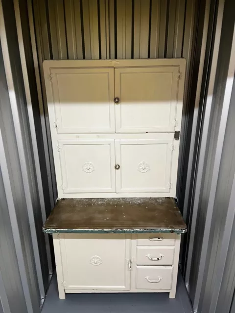 Vintage Industrial metal kitchen cabinet / kitchen larder / drinks cabinet 