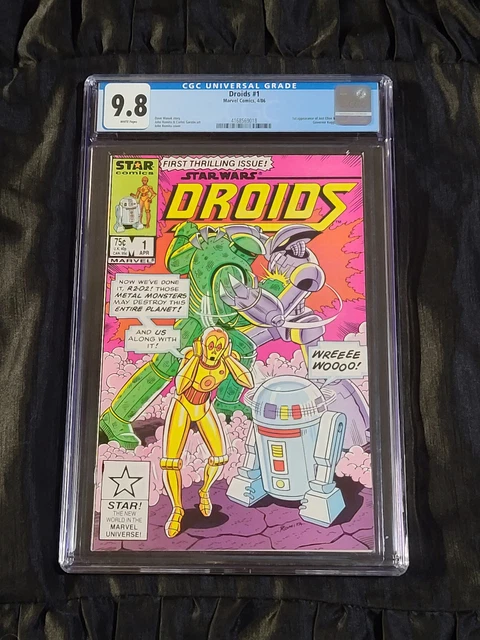 Marvel/Star Comics 1986 Droids #1 CGC 9.8 NM/MT with White Pages John Romita Art