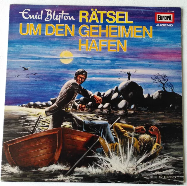 LP Enid Blyton ‎– Rätsel Um Den Geheimen Hafen Vinyl Schallplatte Europa