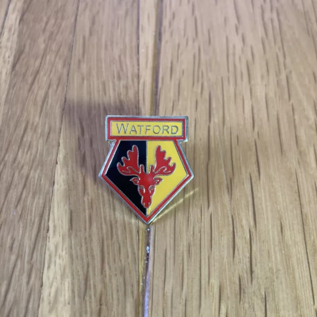 WATFORD Football Club Enamel /Metal Pin Badge Brand New Price Includes Postage