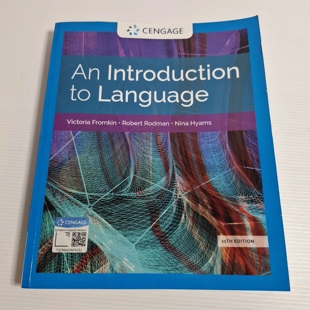AN INTRODUCTION TO Language by Nina Hyams, Victoria Fromkin, Robert ...