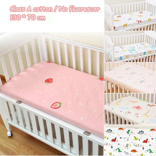 Cotton Baby Sheet Cirb Bed Cover Protectors Newborn Baby Bedding Mattress Cover
