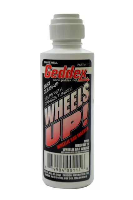 Geddex Ged-111 Wheels Up Wheelie Bar Marker Chalk Drag Car Chassis Tuning White