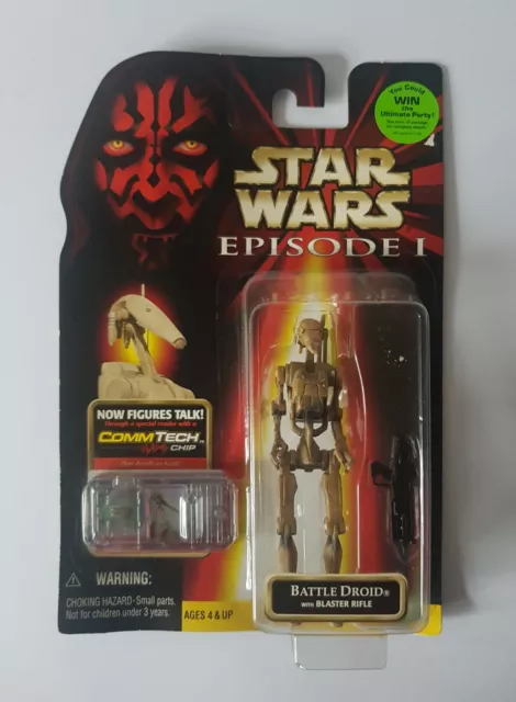 Star Wars Episode 1 Battle Droid with Blaster Rifle Figure