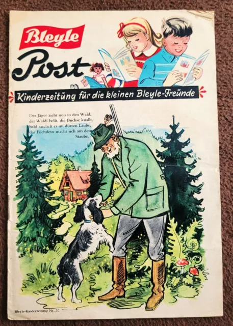 1958 Bleyle Post Nr. 32, Kinderzeitung für die kleinen Bleyle-Freunde, Stuttgart 2