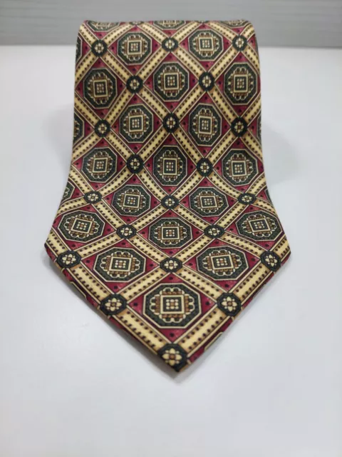 Cravatta Umberto Scolari Nuova Made In Italy 100% Seta Tie Silk Ties Uomo