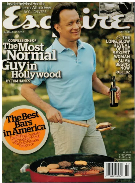 Magazine "Esquire" June 2006-Tom Hanks,The Most Normal Guy In Hollywood