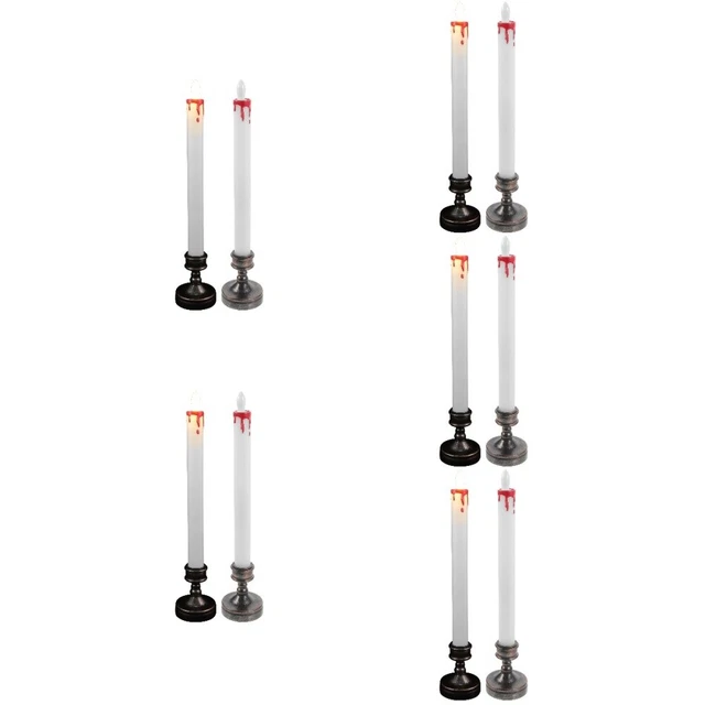 10 pz candele per finestra candele per finestra per decorazione festa casa
