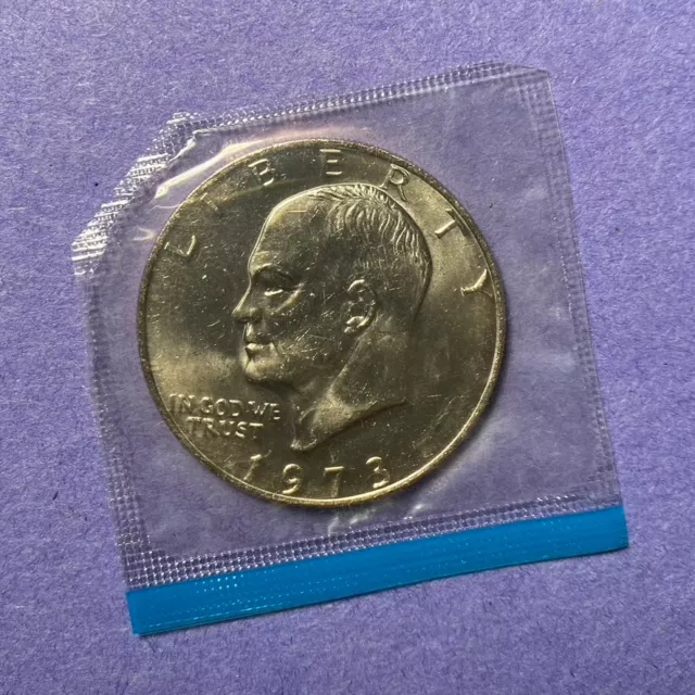 1973 P  Eisenhower Dollars in US Mint Cello