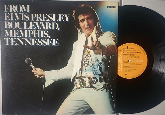 ELVIS PRESLEY From Elvis Presley Boulevard,Memphis, Tennessee LP