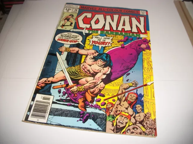 Conan The Barbarian #76 Marvel Comic
