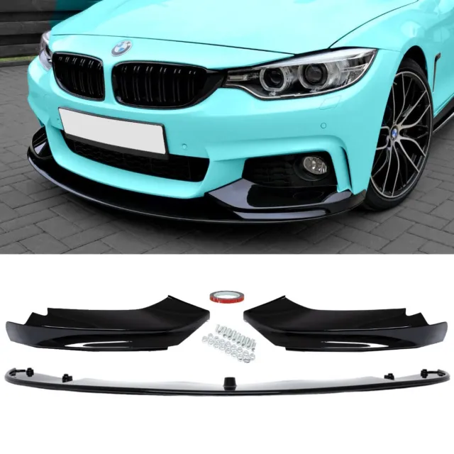 Frontspoiler Sport-Performance Glanz Schwarz passend für BMW F32 F33 F36 M-Paket