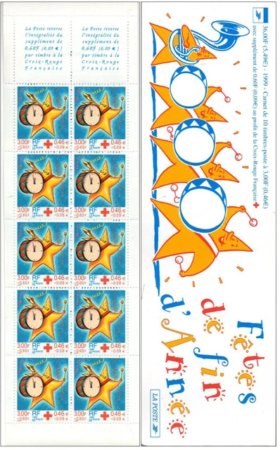 Timbres - FRANCE - Carnet Croix Rouge 1999  - Neuf
