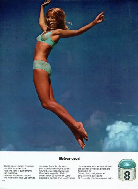 PUBLICITE ADVERTISING 0523 1972 8 Huit soutien gorge liberez vous sous vetetem EUR 3 00 PicClick FR