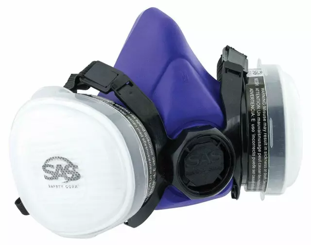 SAS Safety Survivair 8661-92 Bandit Half Mask Dual Cartridge Respirator-Medium