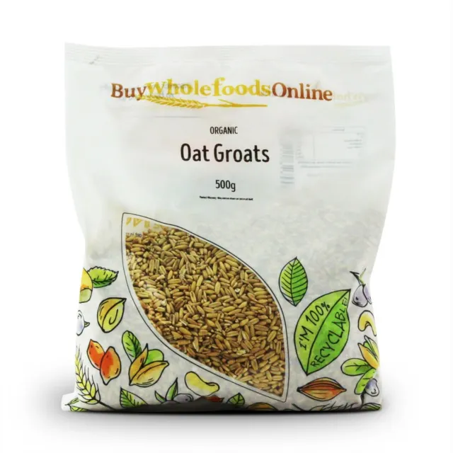 Organic Oat Groats 500g | BWFO | Free UK Mainland P&P